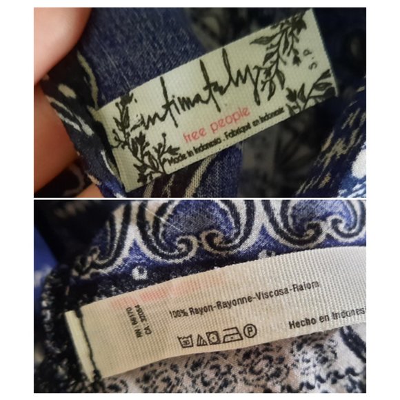 KEEP Free People Intimately Beaux Slip Dress - Bandana Print, Size S - Picture 12 of 16